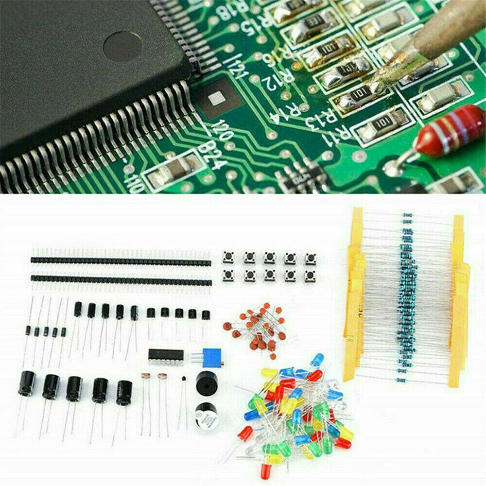 Electronic Components Kit 830 Connect Points Breadboard Cable Resistor R8K2
