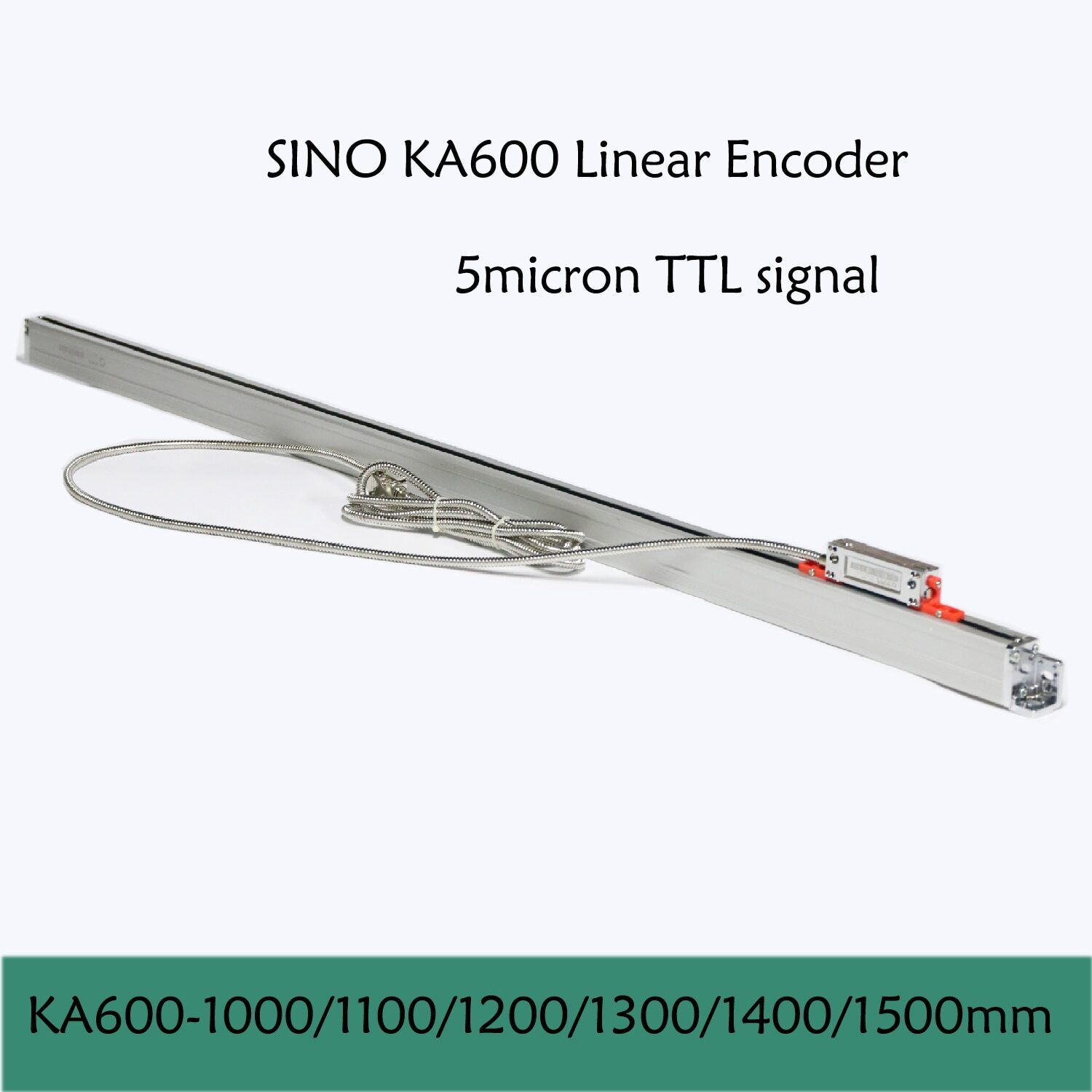 SINO KA600 Lathe Linear Glass Scale 0.005mm Long Optical Encoder for Machines