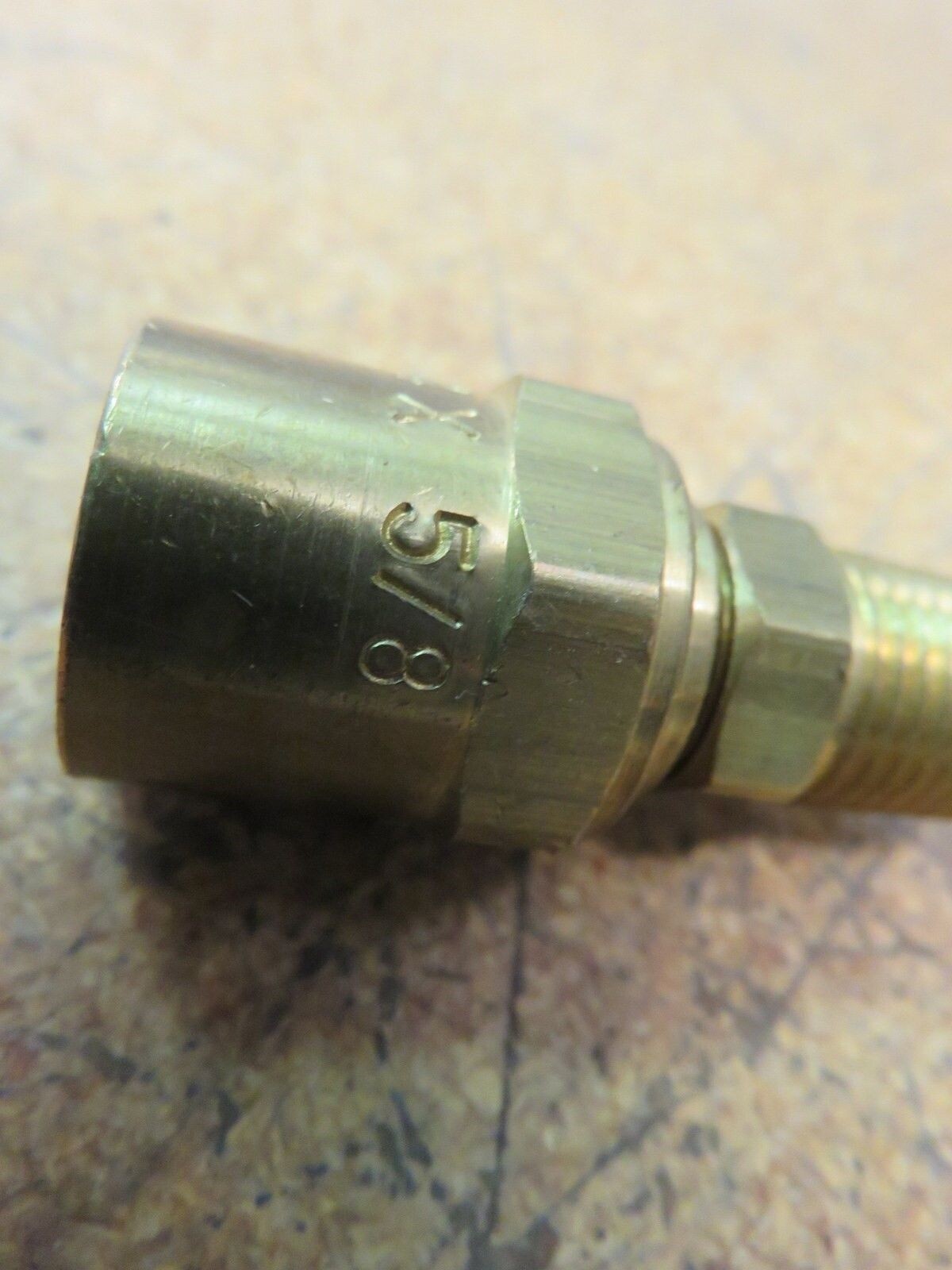 Hose Barb 1/4 X 5/8 Air Hose Fittings Brass Thread Gas Fuel Water New Lot of 10