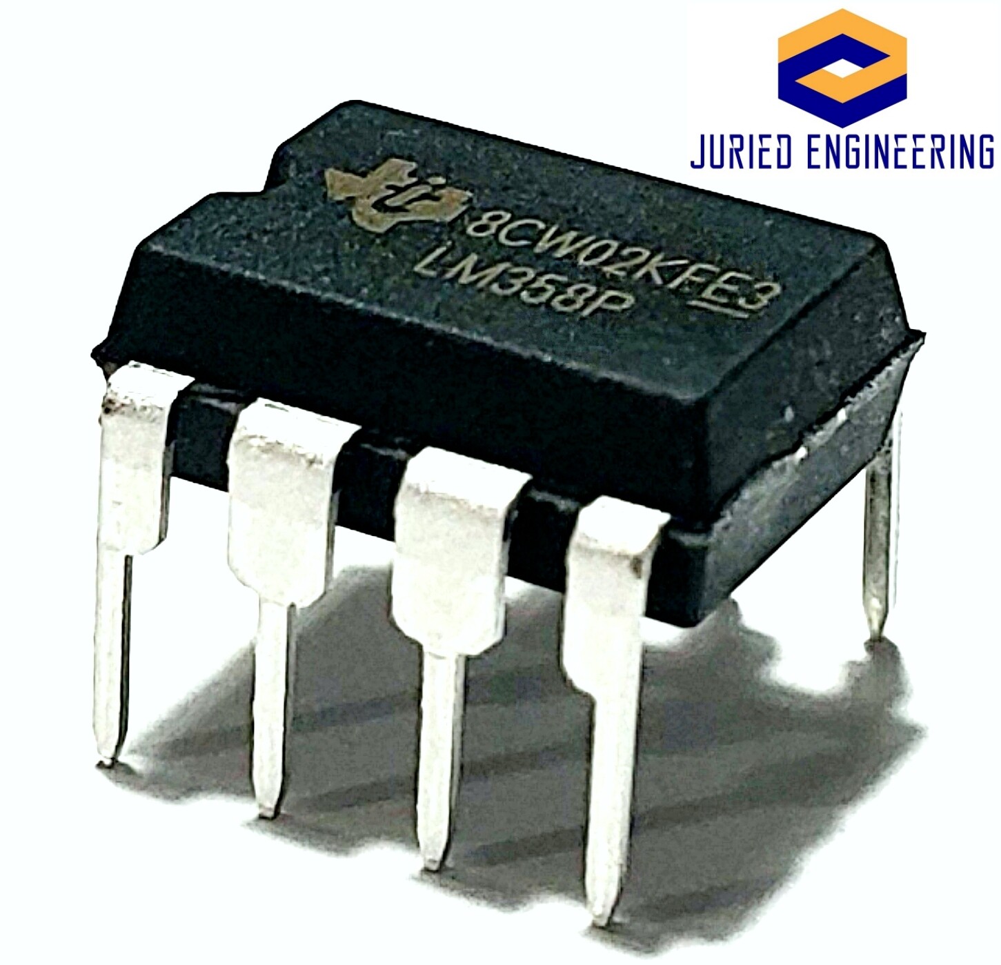 10PCS LM358P LM358 High-Gain Frequency_Compensated Dual Operational Amplifier IC
