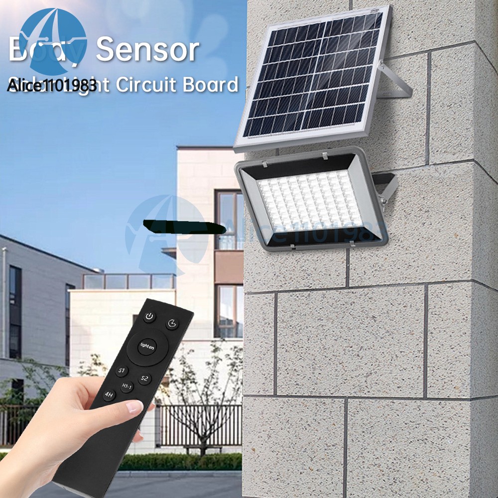 3.2V 3.7V Radar Human Body Sensor Solar Light Circuit Board Driver with Memory