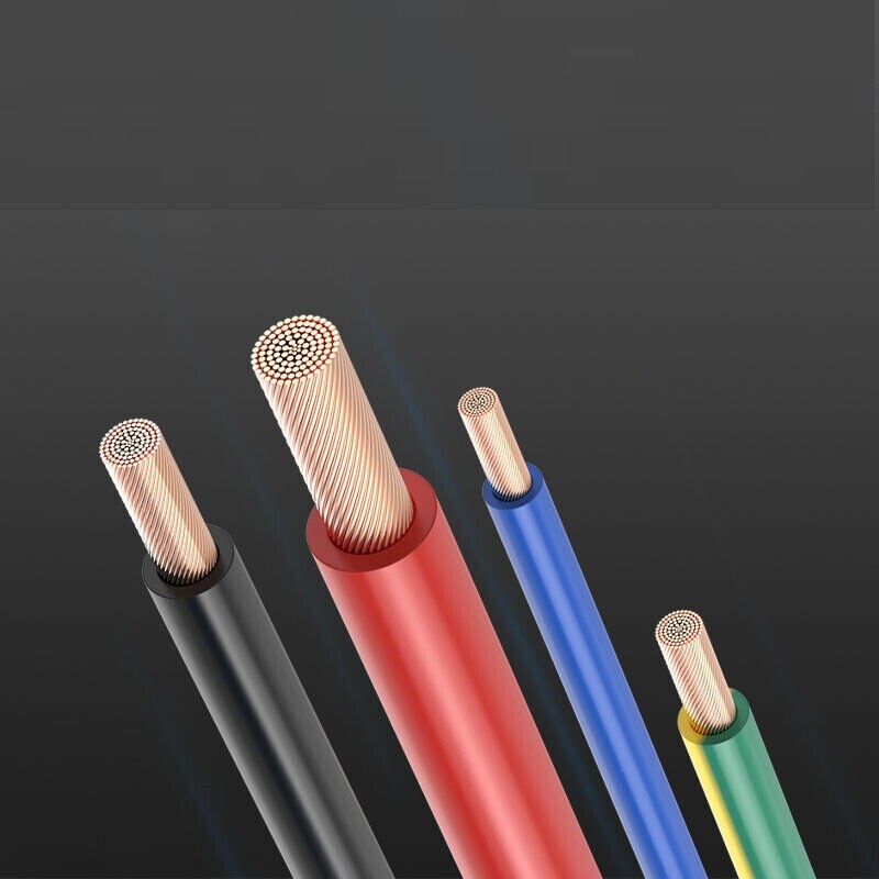 BVR Single Core Stranded Wire Pure Copper Cores PVC Electrical Cable 1mm² ~ 6mm²