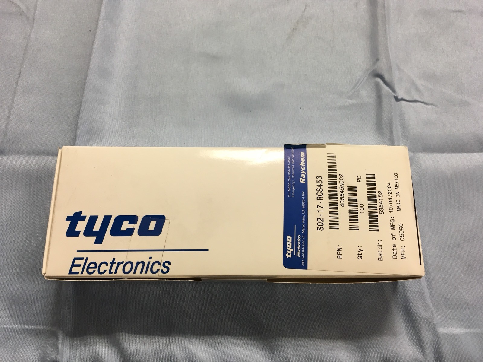 100 NEW TE/Raychem S02-17-RCS453, M83519/2-17 Solder Sleeves Shield Terminators