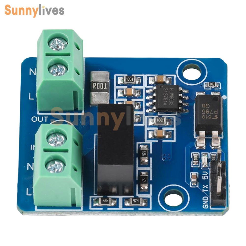 HLW8032 AC Voltage and Current Collection Serial Port Output Module UART Max 10A