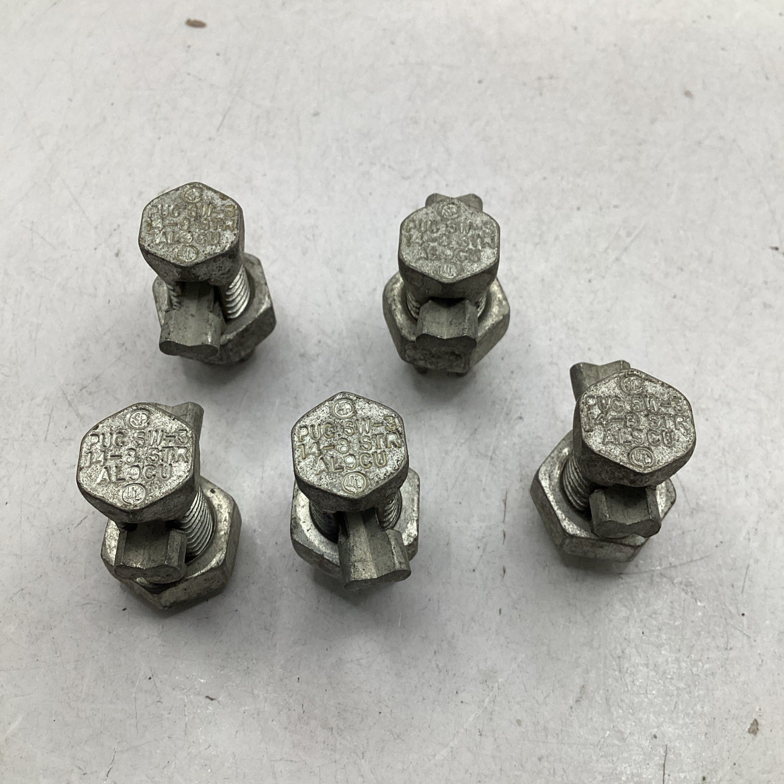 Penn-Union PUC SW-3 14-8 STR AL9CU Split Bolt Connector (lot of 5)