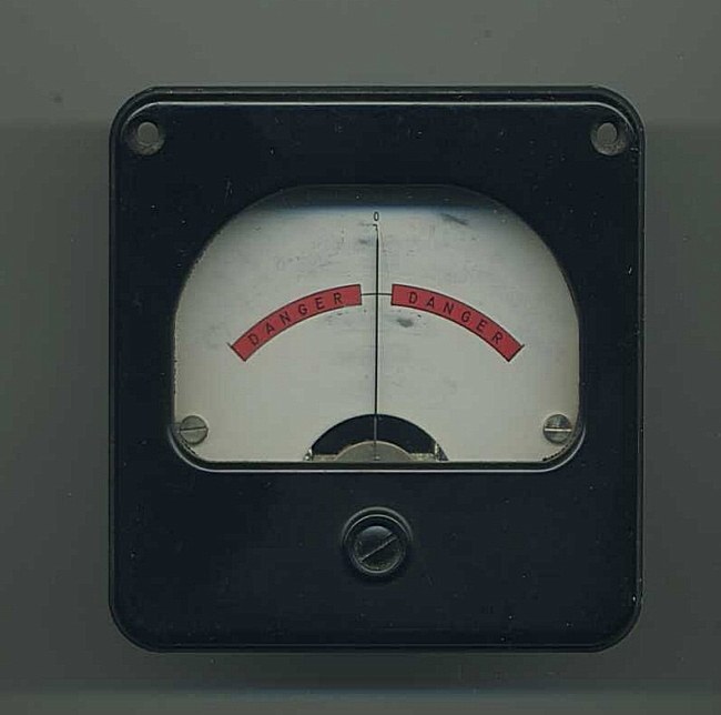Weston Electric Model 301 +/- Danger Gauge