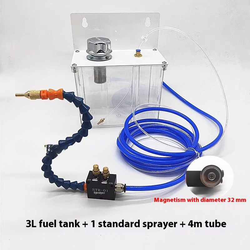 YS-BPV-3000 CNC Coolant Mist Sprayer Cooling Spray Pump With Flexible Tube Kit