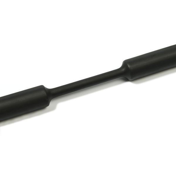 Heat Shrink Tubing 4ft L Stick 3-1 Ratio 3/16in 4.8/1.5 Dia Blck (Pack of 20)