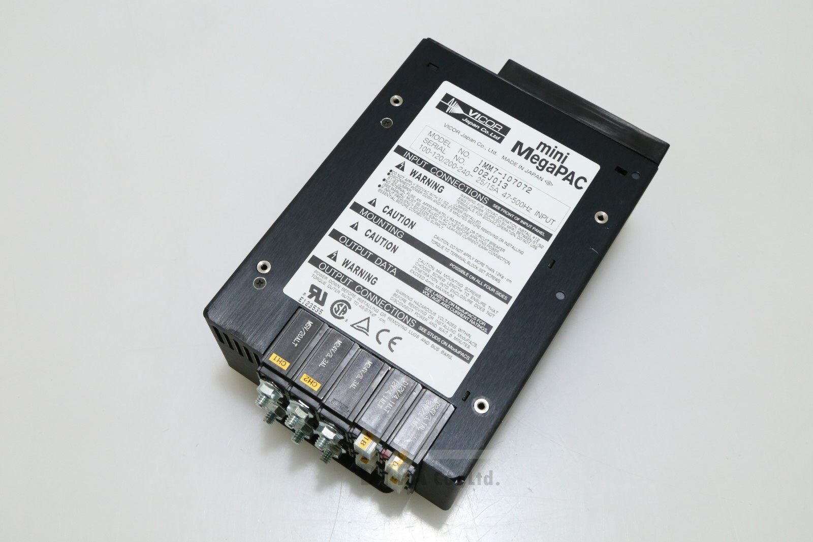 VICOR used IMM7-107072 Power Factor Corrected MegaPAC ELEC-I-3114=9A4D