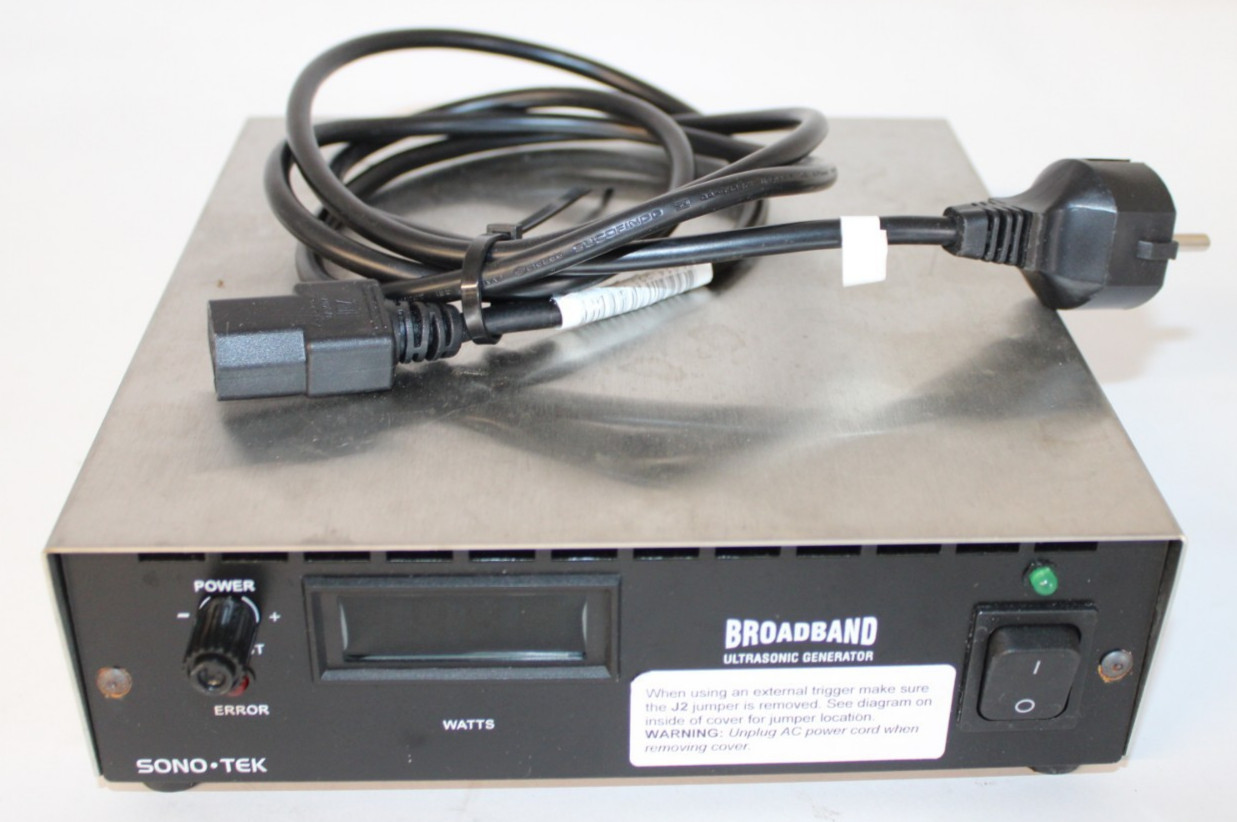 SONO-TEK 06-05108 BROADBAND ULTRASONIC GENERATOR -US IMPORT FEE IS PAID-
