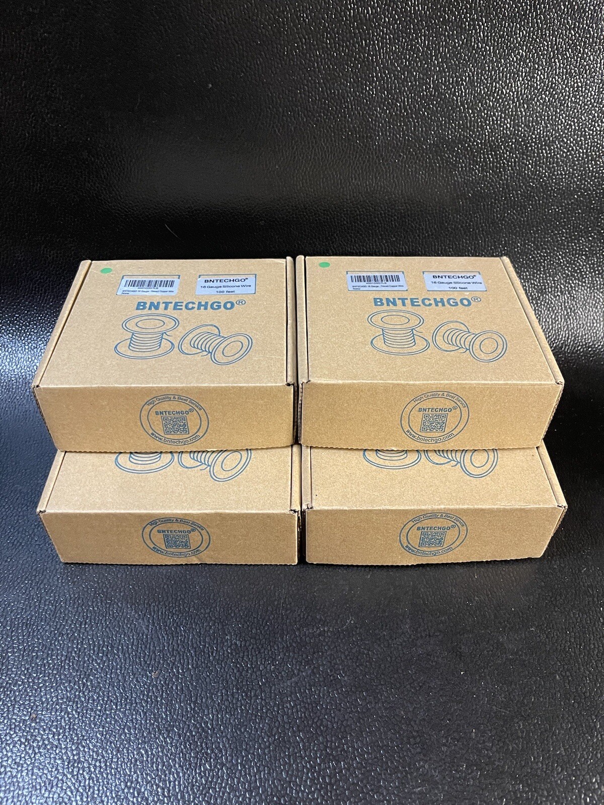 Silicone Wire 16 Gauge Spool 100 ft Green Flexible 16 AWG Lot Of 4 New BNTECHGO