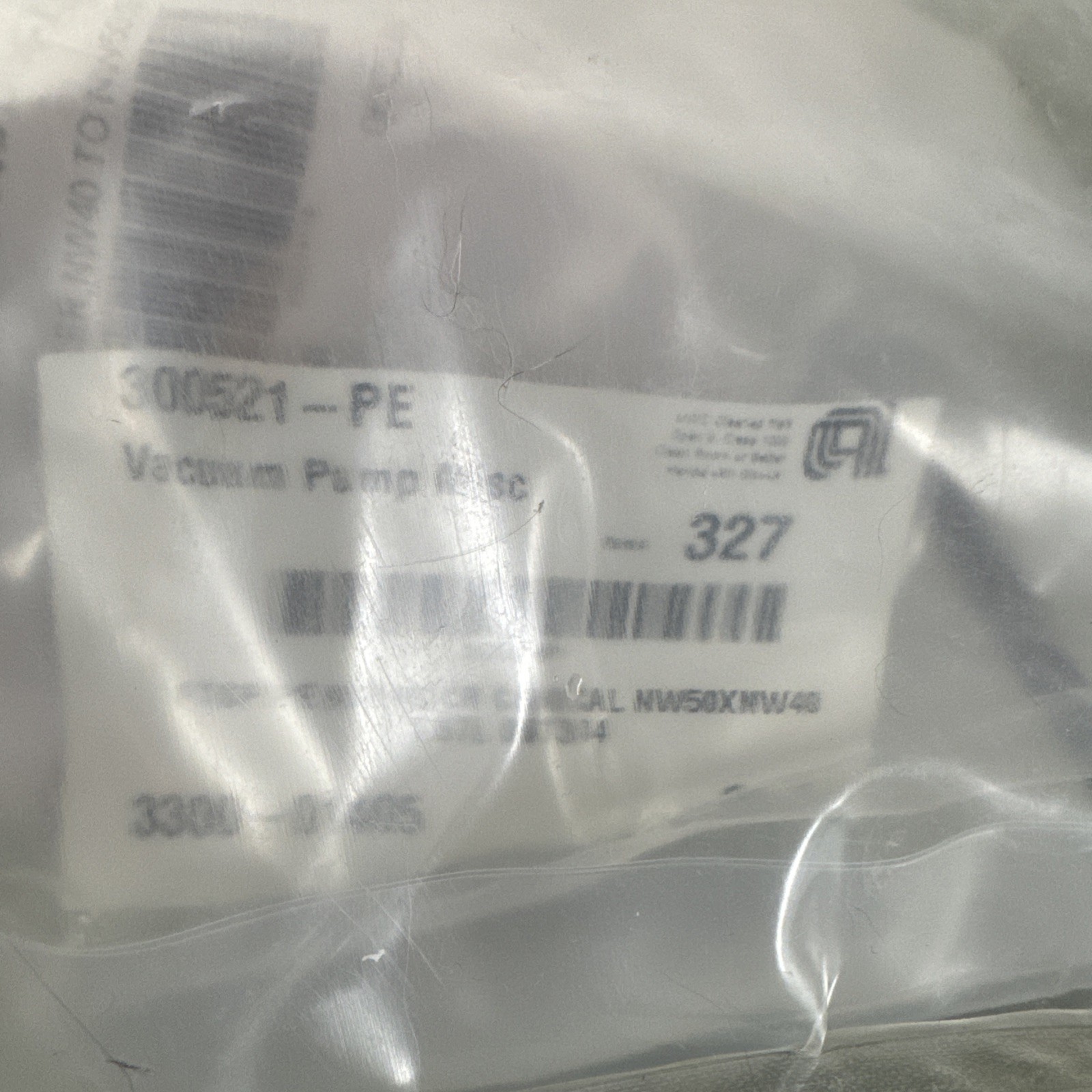 New-Sealed, AMAT 0240-23499 Pump Kit Hardware, 300521-PE Intel Fab 11 #309