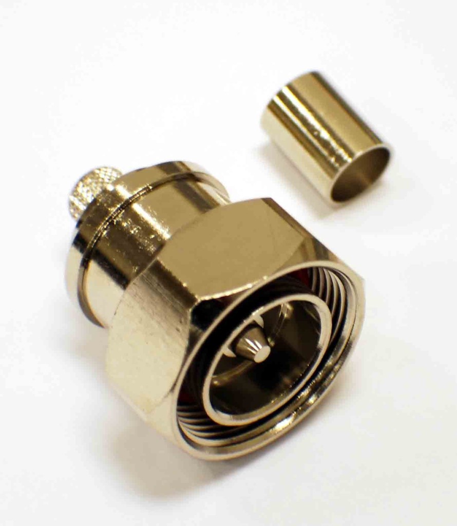 7/16Din male for LMR400 RFC400 Din Coax connector, shipped from Maryland USA