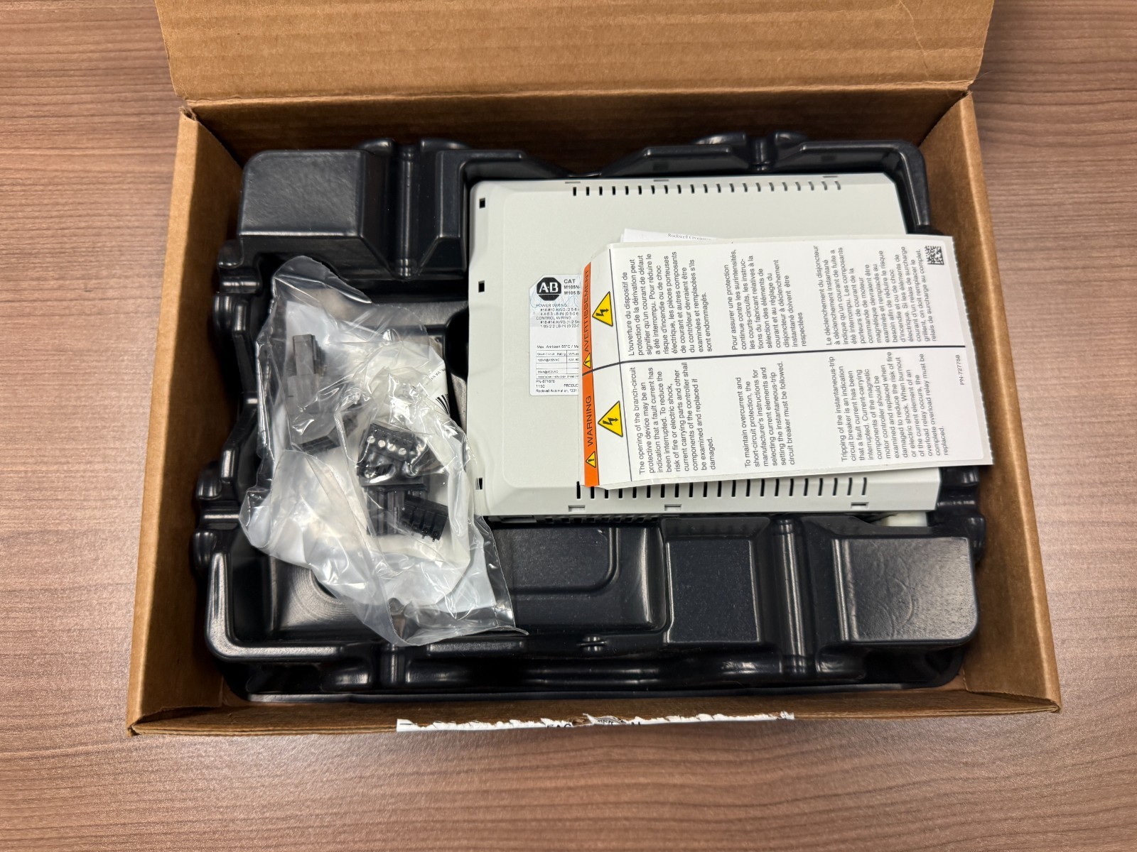 M100 Starter, Reversing, 24VDC, 4.6 – 23 Amps, (Allen Bradley: M105N-C23-S)