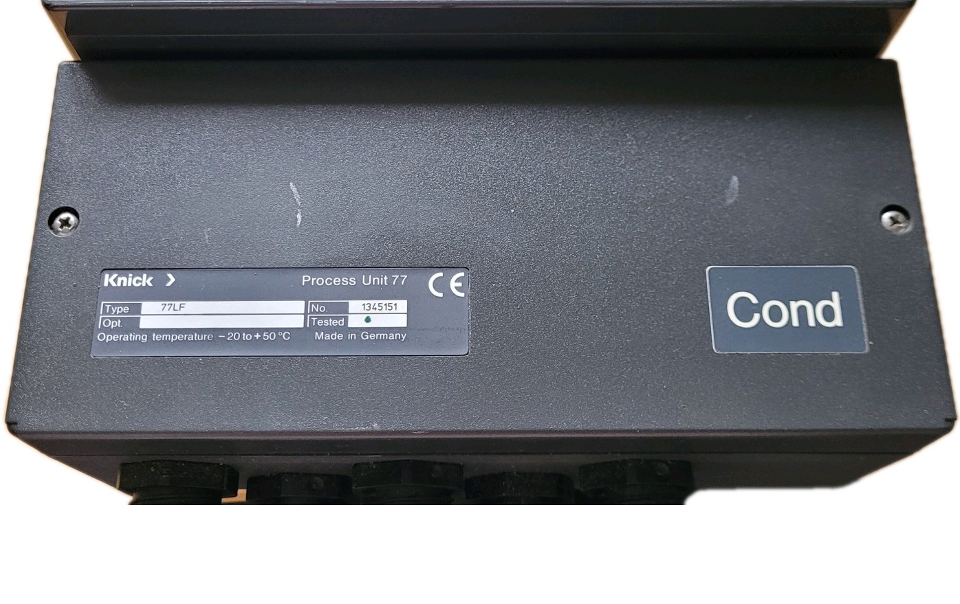 Knick Process Unit 77LF Conductivity Meter Conductivity Controller