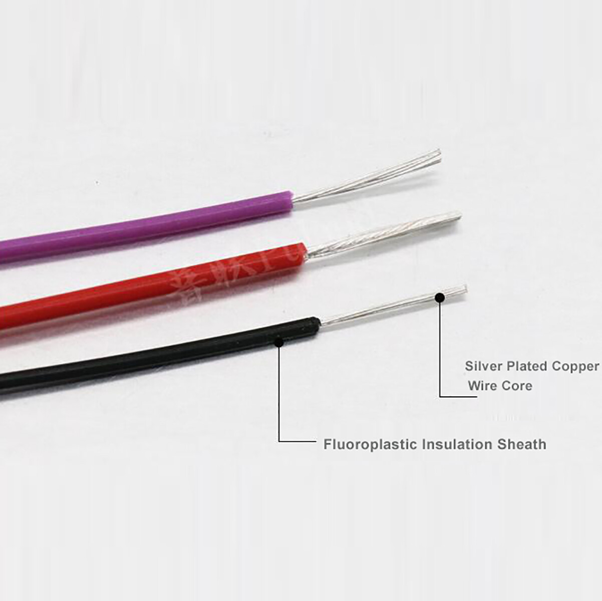 Clear Flexible PTFE FEP Wire Silver Plated Copper Cable HiFi Audio Speaker DIY
