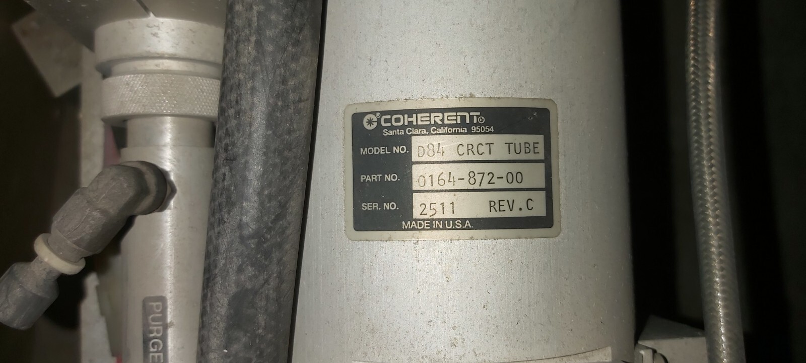 COHERENT K250 CRTD TUBE + D64/84 RF AMP USED LASER 250W