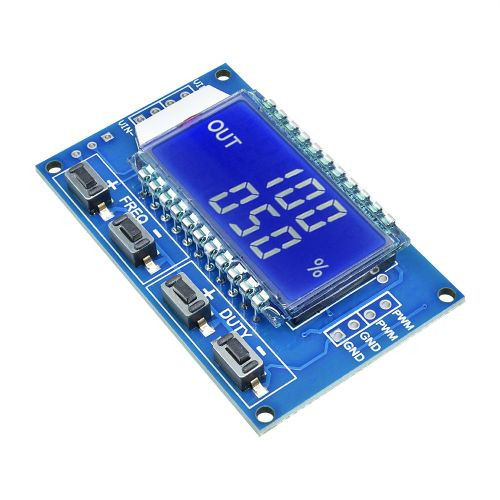1-100PCS LCD PWM Pulse Frequency Duty Cycle Square Wave Signal Generator Module