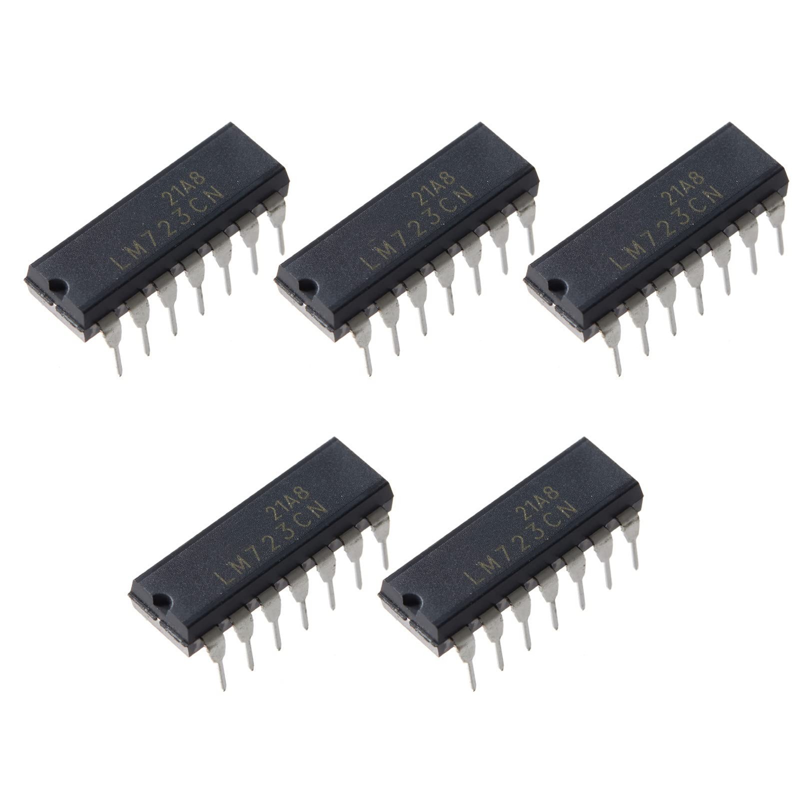 5pcs LM723CN LM723 LM723C UA723 Adj High Precision Voltage Regulator 2V to 73