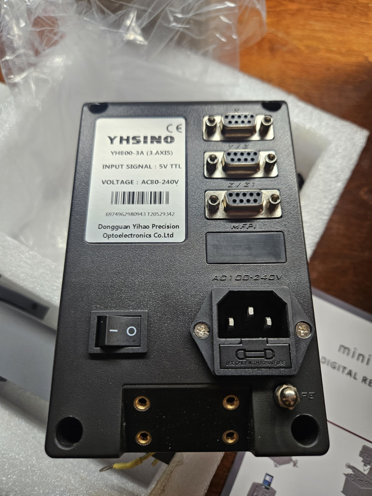 11 Languages YH800-3A LCD YHSINO DRO 3 Axis Digital Readout Display