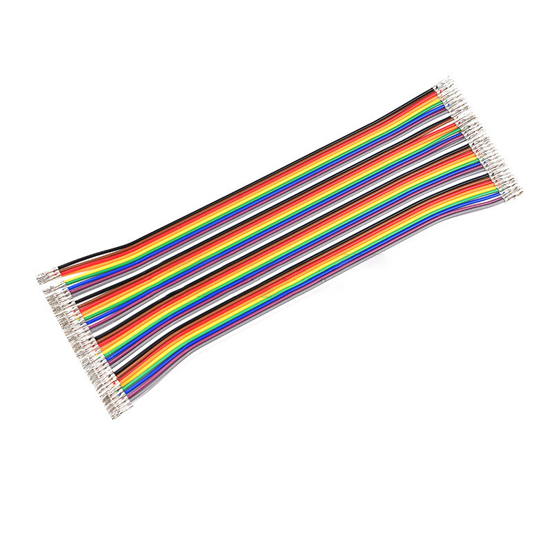 40 Dupont Jump Wire F-F Jumper Breadboard Cable Lead Arduino Length 10cm-50cm