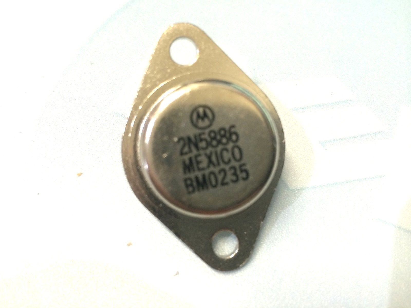 LOT OF 5 2N5886 Transistor Silicon NPN / 80V / 25A / TO-3 By MOTOROLA