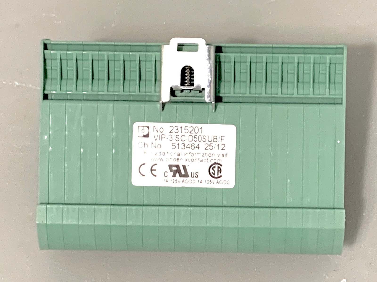 Phoenix Contact VIP-3/SC/D50SUB/F Interface Module 2315201, 50 Pin DSub Breakout