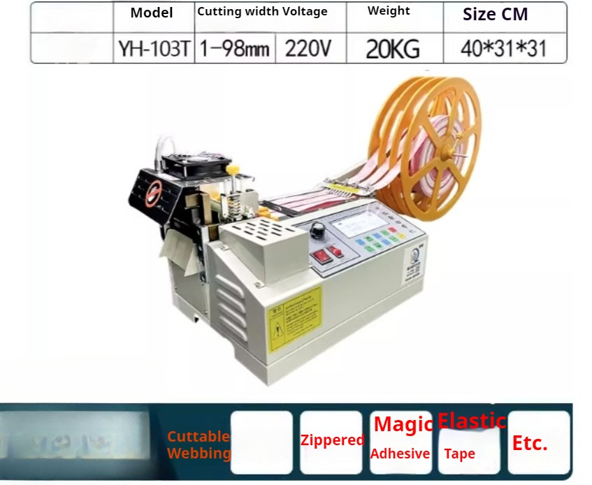 Ribbon Computer Tape Cutter Hot and Cold Tape Cutter Zipper Automatic Cutter