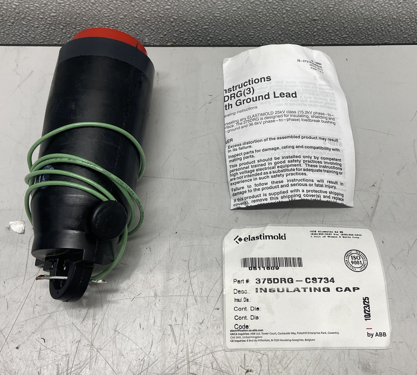 Elastimold Insulated Cap 35kv 200A 375DRG