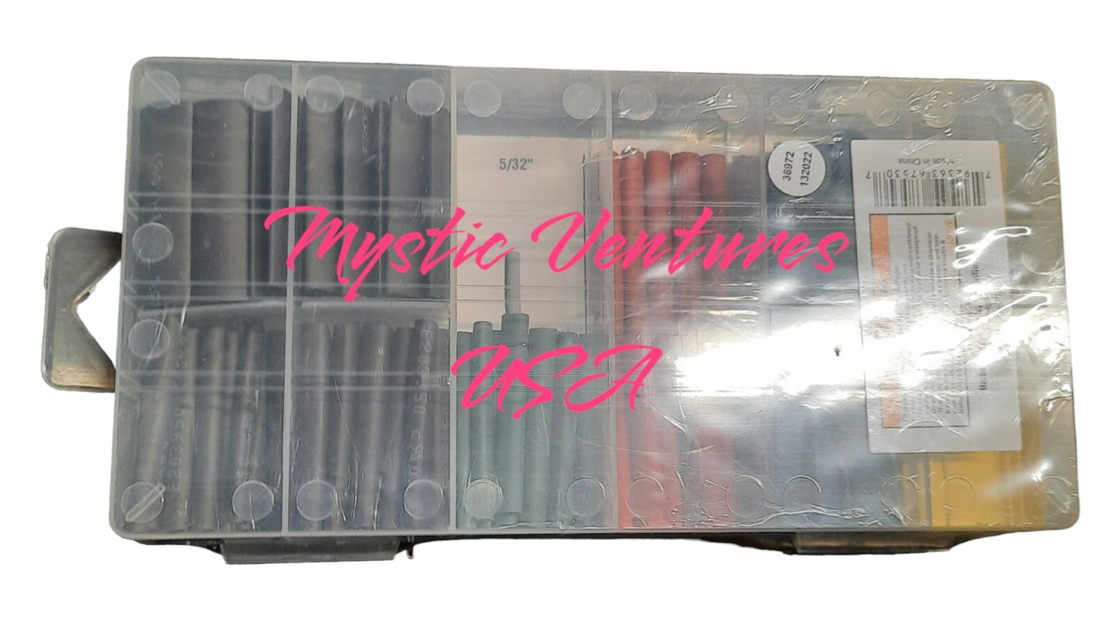 120 Piece Heat Shrink Tube Assortment – Electrical Wire Connector Tubing Sleeves