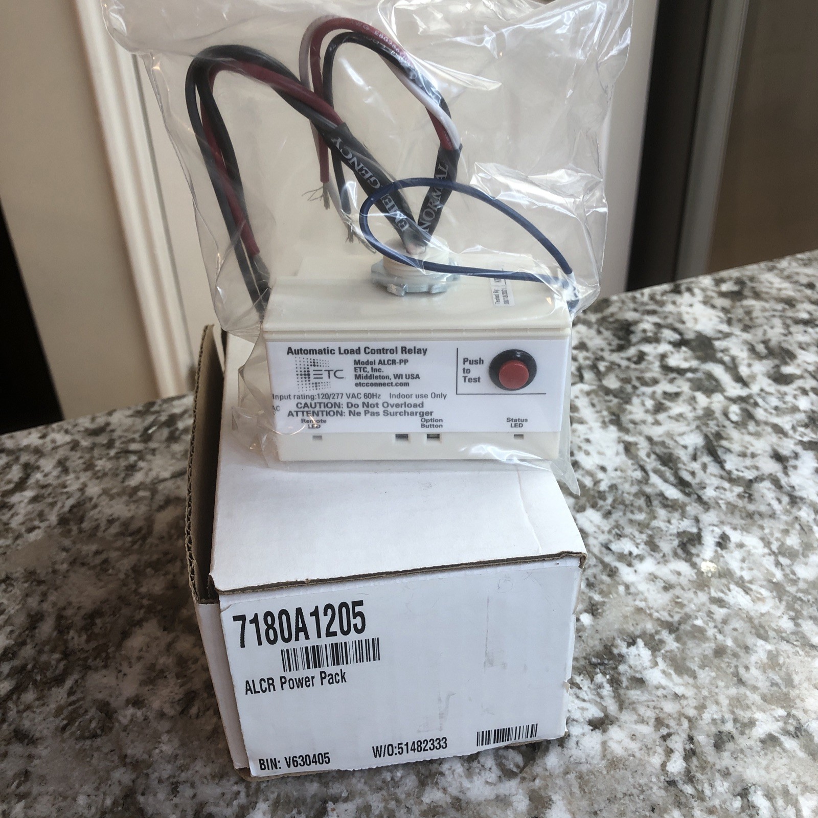 ETC ALCR-PP Automatic Load Control Relay ALCR Power Pack 7180A1205 Emergency