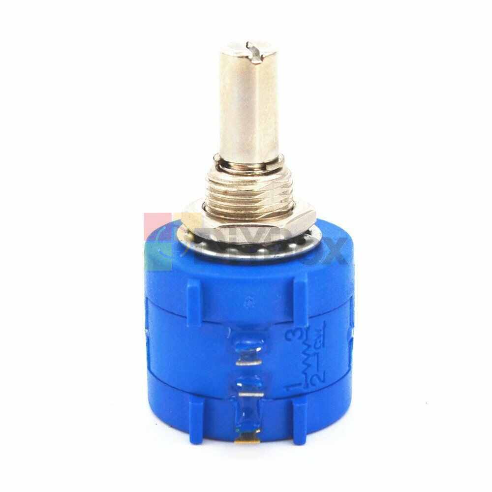 3590S Precision Potentiometer 100K K 2K 5K 10K 20K 50K Ohm Pot 10 Turn New