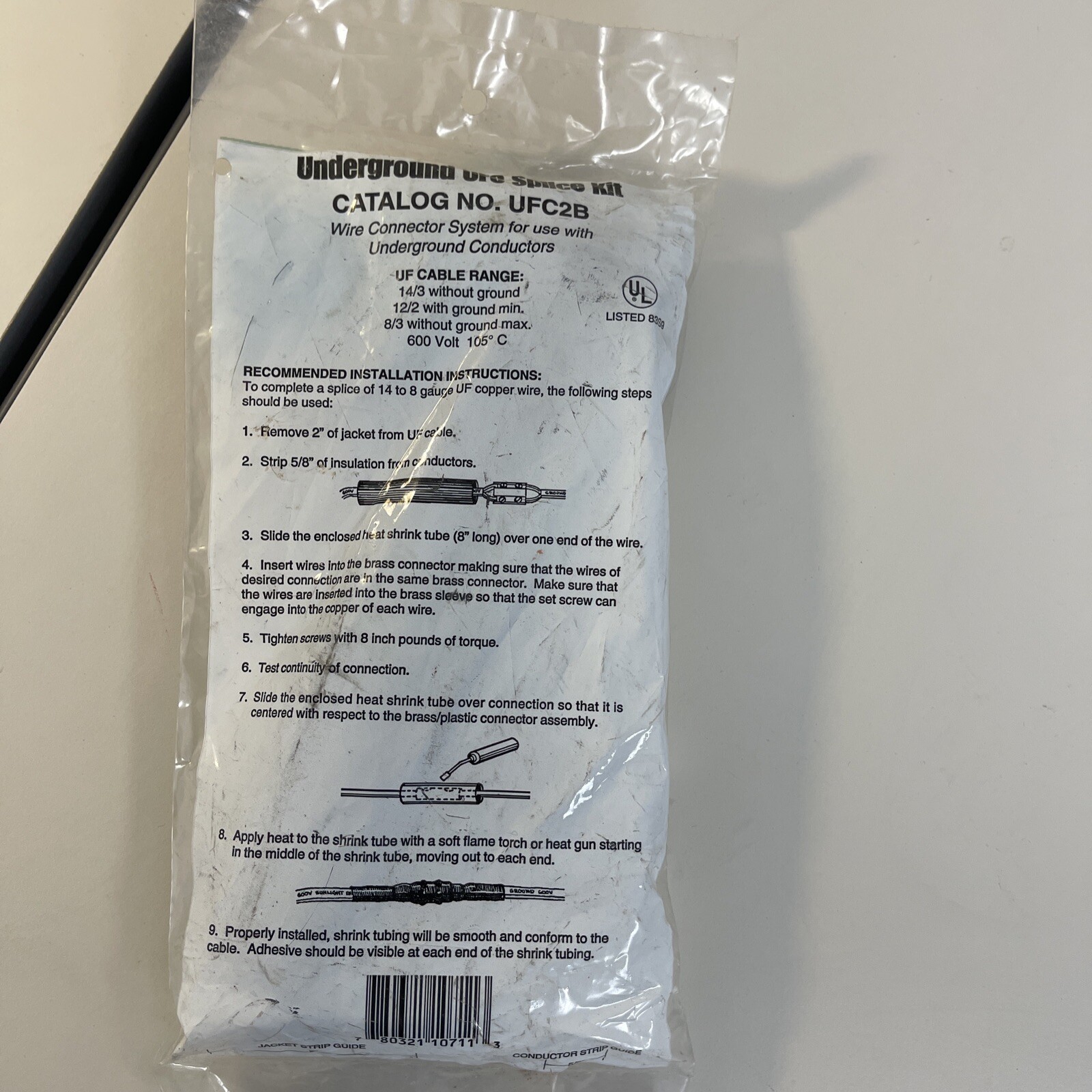 Engineered Products UFC2B Underground UFC Splice Kit Sealed Wire Connector