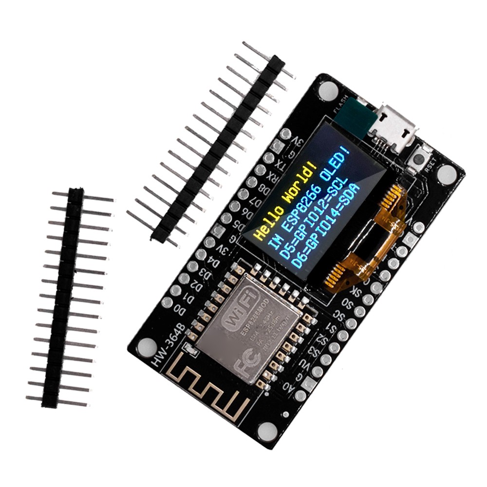 1-10Piece 0.96″ ESP-12F Nodemcu ESP8266 WIFI Development Board Type-C/Micro USB