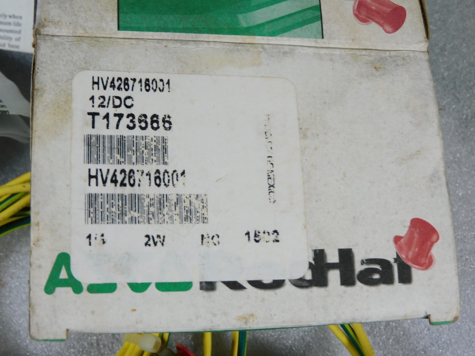 Asco Red Hat Solenoid 2 Way Valve 1/4 Inch EFHT9016H1 HV426716001