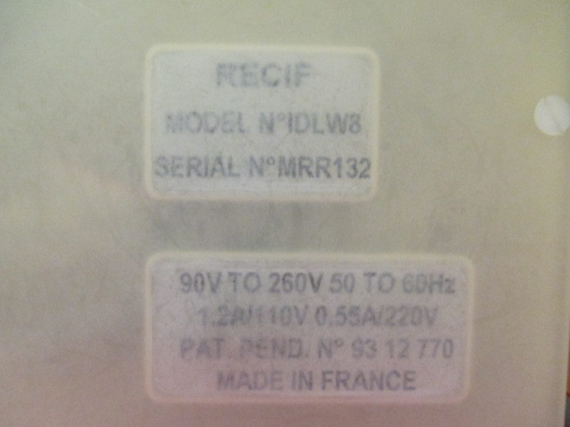 RECIF IDLW8 Notch Finder, 90V/260V, 50/60Hz, 1.2A/110V, 0.55A/220V, 409755