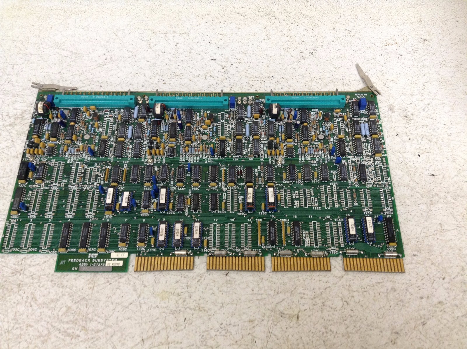 K&T Kearney & Trecker 1-21276-02 REV 10 GT Feedback Subsystem 12127602