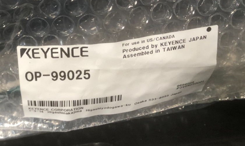 Keyence OP-99025 Power Cable Cord Genuine Industrial Automation Accessory