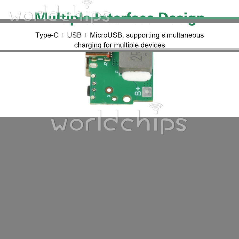 PD/QC 22.5W Fast Charging Module DIY Mobile Power Bank Circuit Board LED Display
