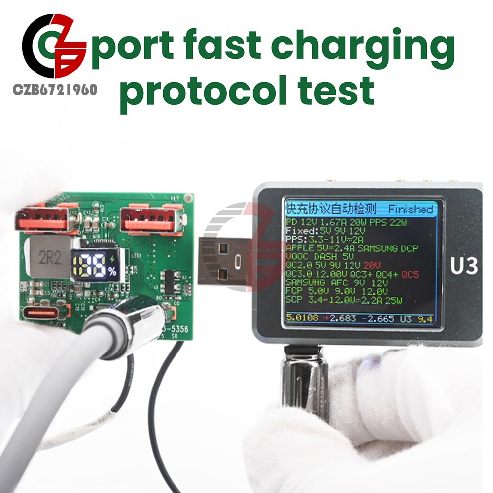22.5W Fast Charging Module Motherboard Mobile Power Bank Circuit Board DIY Kit