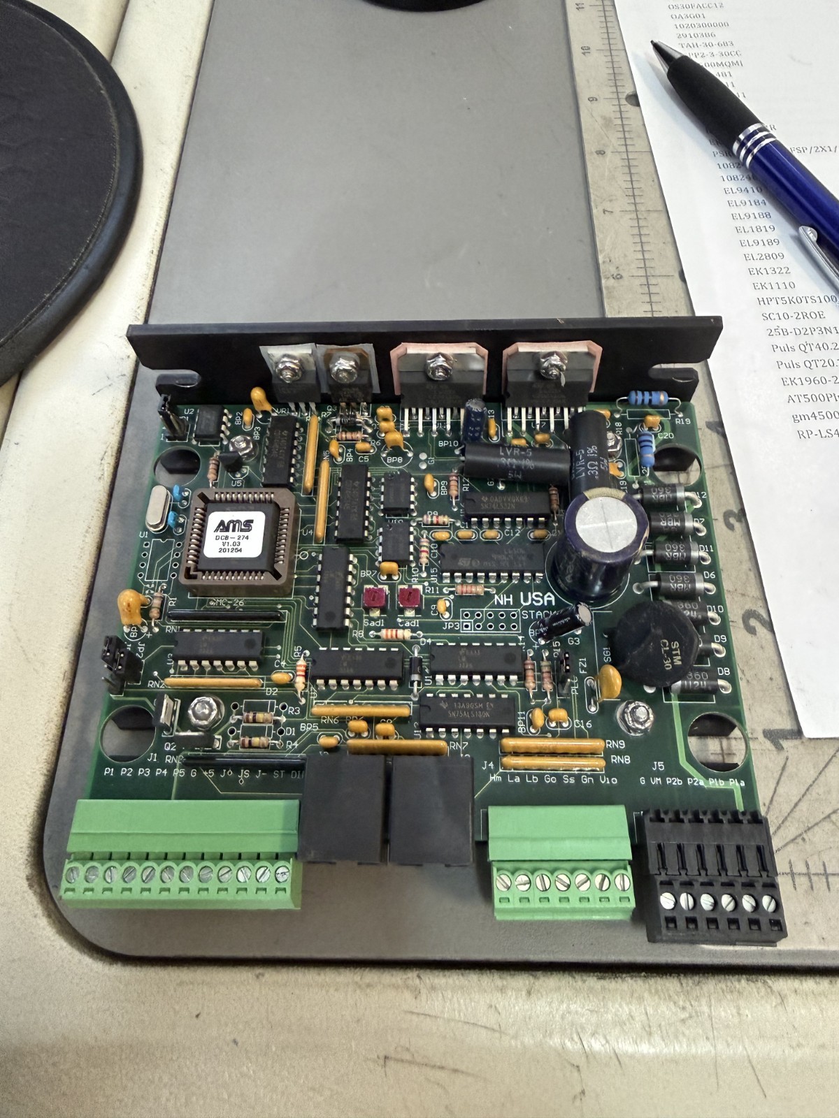 AMS 21-2590 Control Board stepper driver