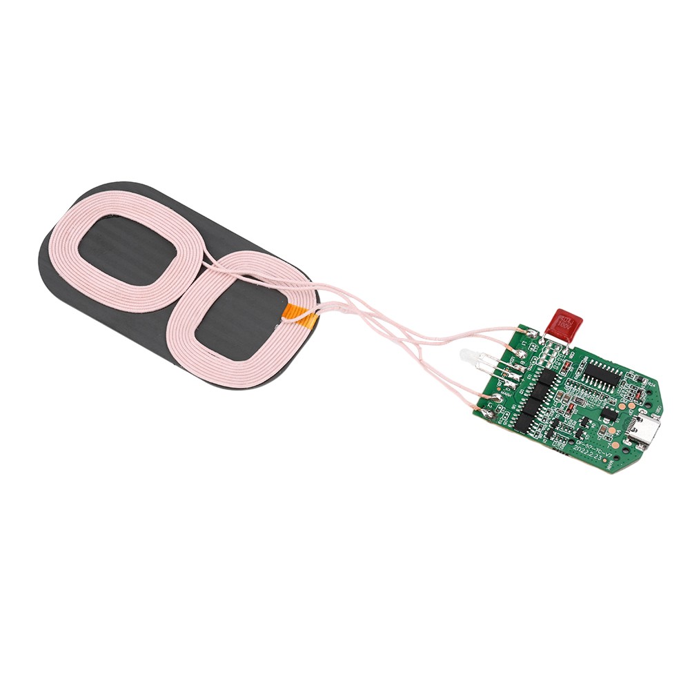 2x Dual Coil 15W Wireless Charger Transmitter Module Fast Charging Board DIY USA