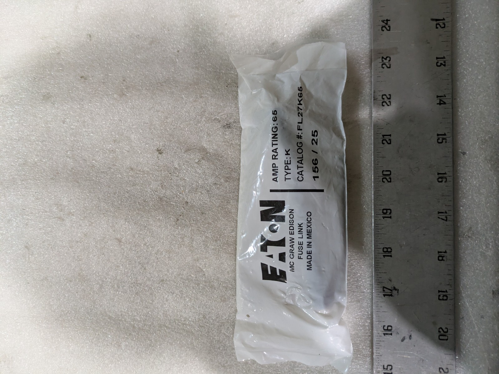 Eaton FL27K65 Type K Fitall Fuse Link 65A 27kV Cooper Power Kearney Industrial