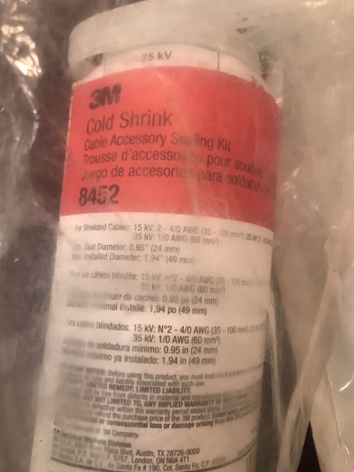 ⚡️EXPEDITED⚡️👀 Cooper Power Systems Load Break Elbow w/ Test Point LE215AB00T3M