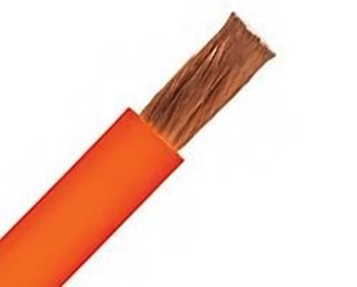 4 AWG Super Vu-Tron Orange Welding Cable EXTRA Flex 4 gauge – 50 feet