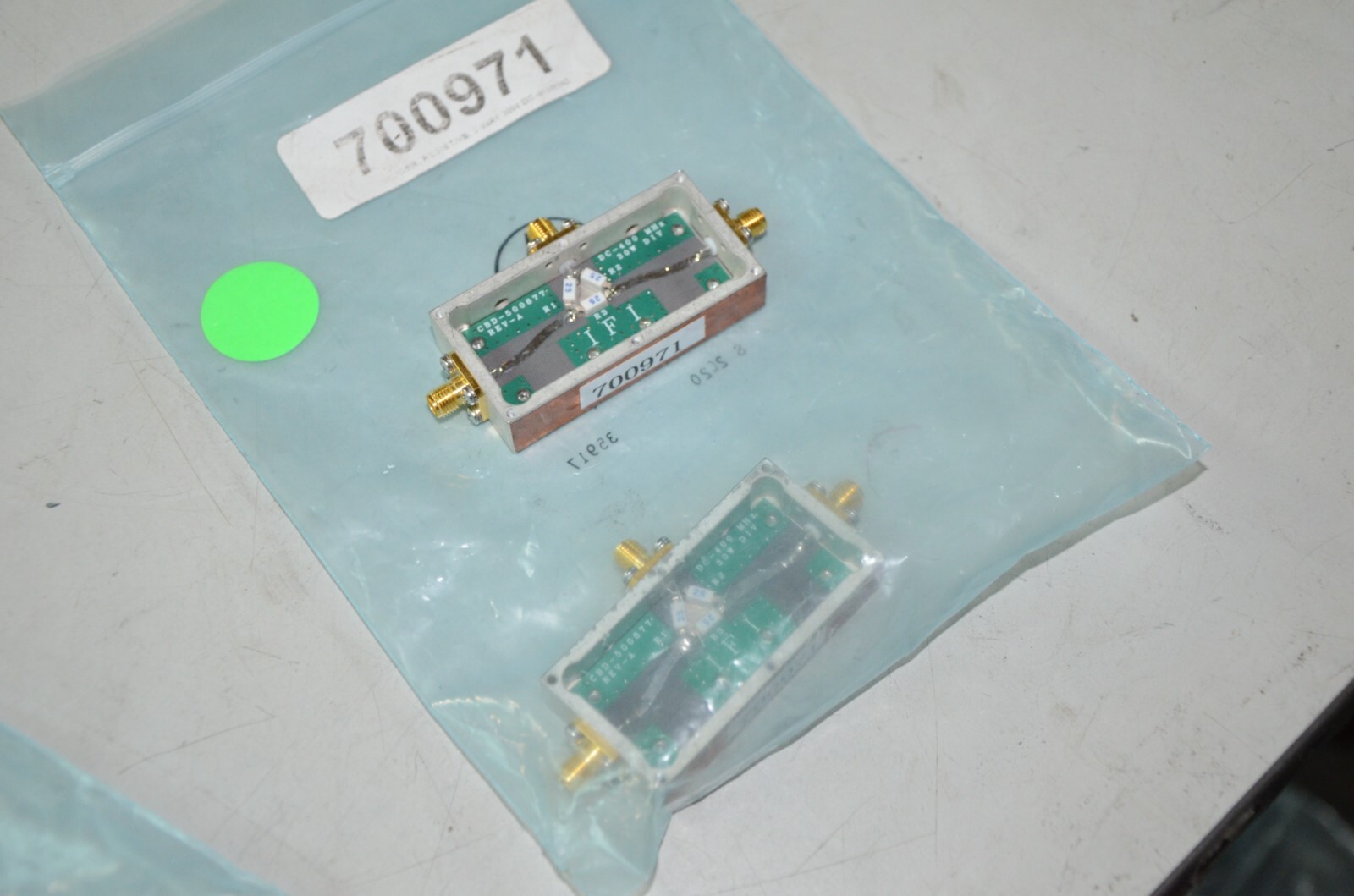 Ametek IFI 2 Way 400 Mhz 30 Watt Resistive Divider CBD-500877 CBD-700971 400418A