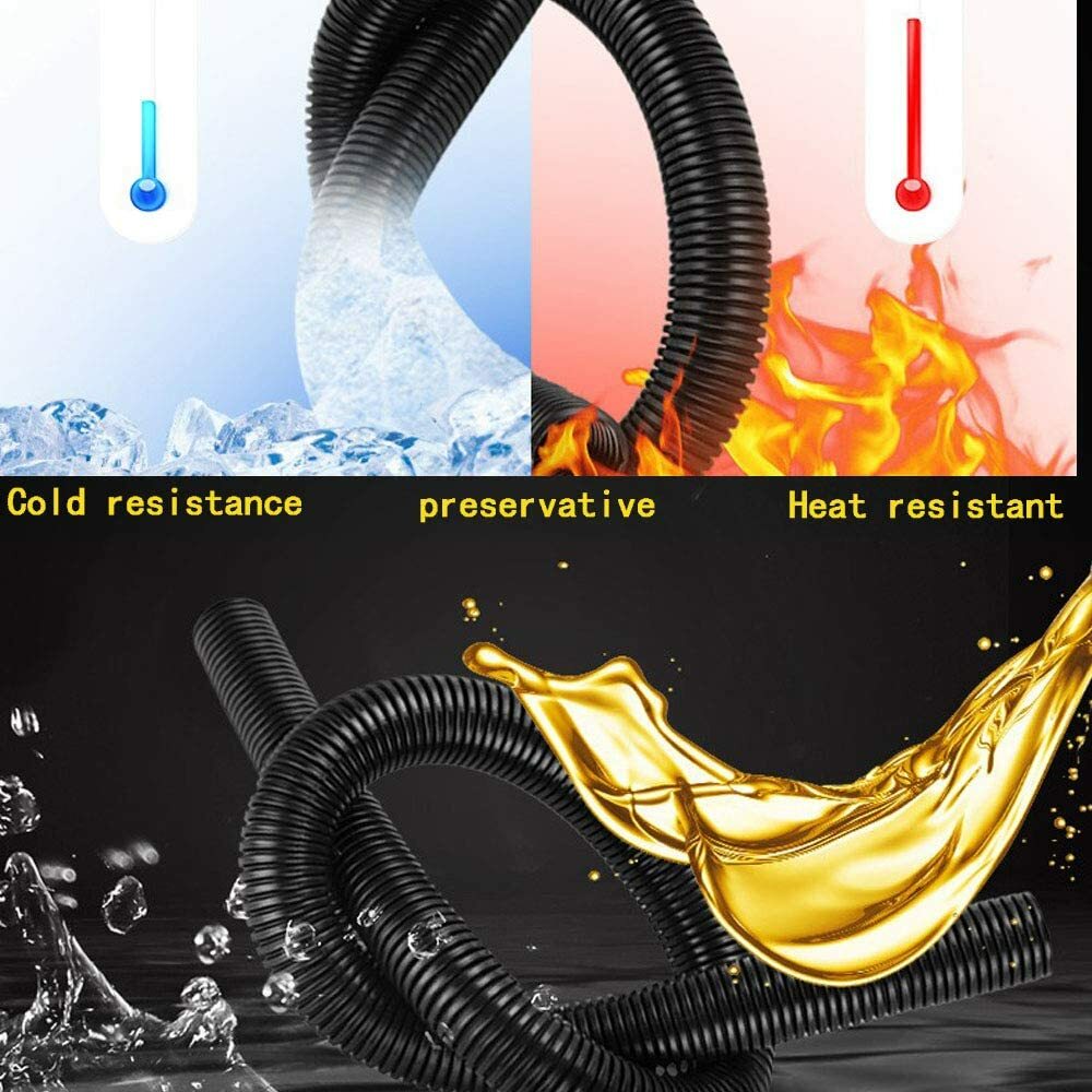 Split Cable Management Wire Loom Cord Covers for Automotive Harness Wrapping Lot