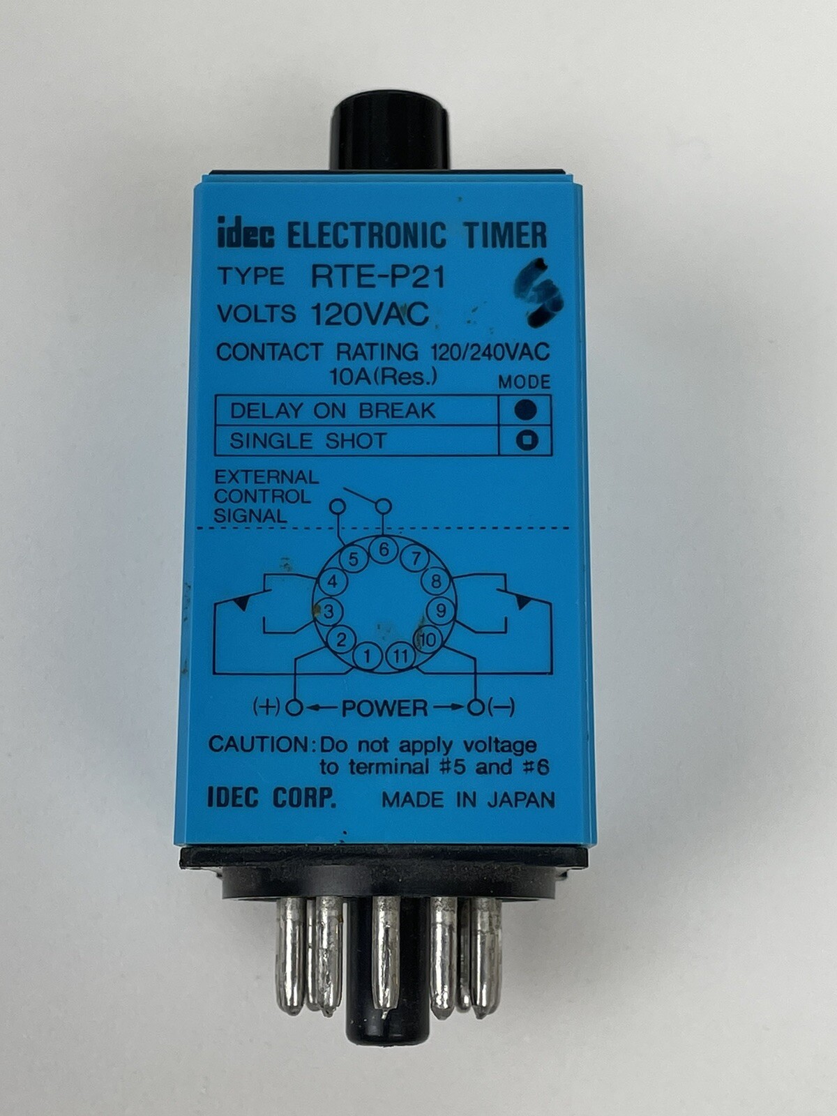IDEC Electronic Timer Relay RTE-P21 24VAC/DC