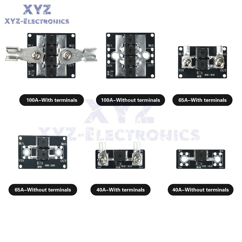 40A 65A 100A No Voltage Limit Anti Backflow Ideal Diode Module fr Solar Charging
