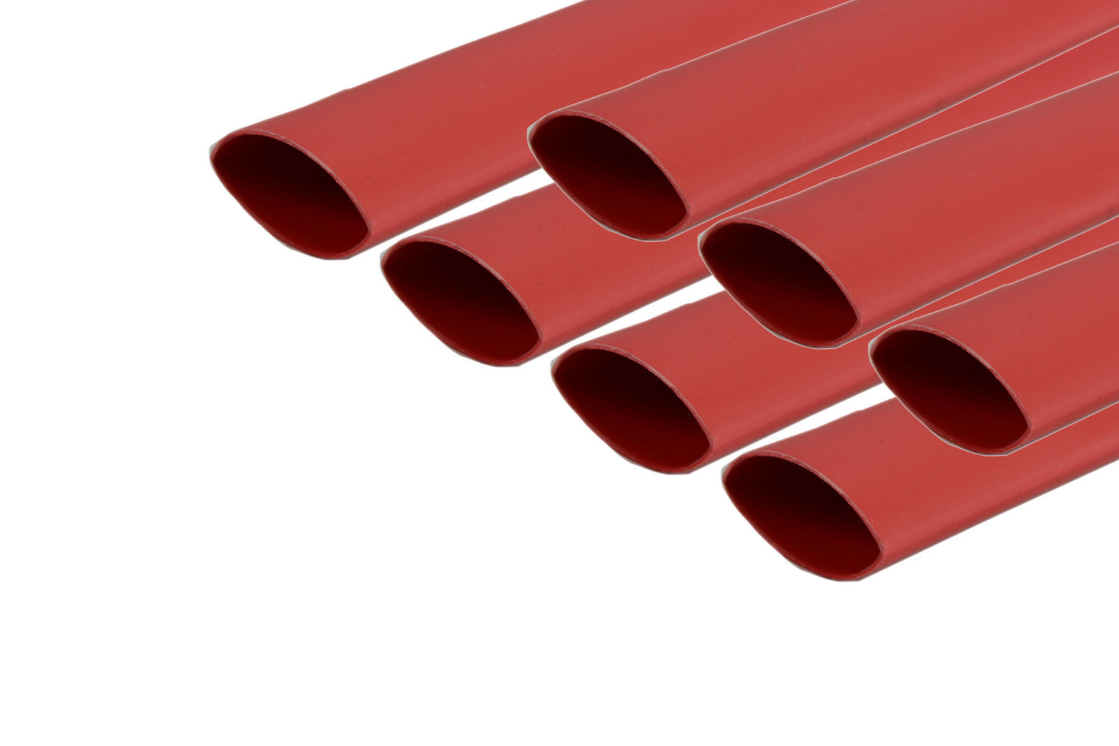 7 Lot TEMCo 9/16″ Marine Heat Shrink Tube 3:1 Adhesive Glue Lined 12″ long RED